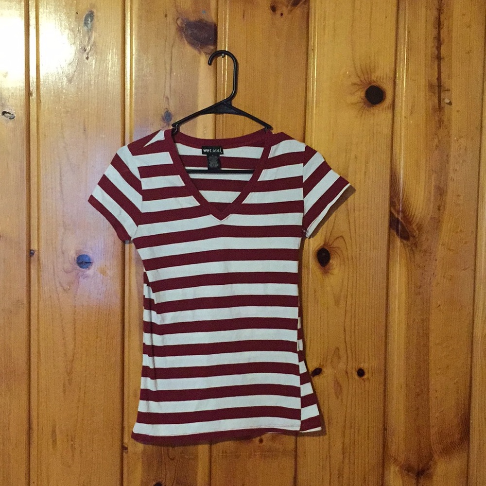 Wet Seal V Neck Top
